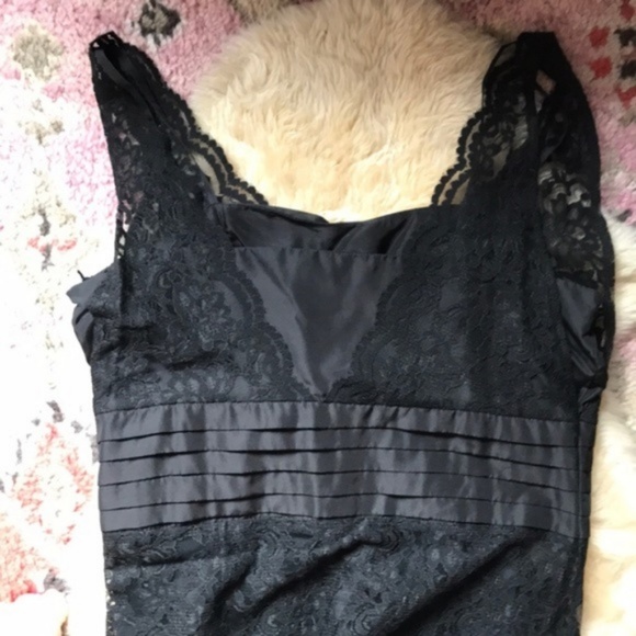 Anthro Odile Lace LBD Cummerbund 2005 Vintage - Picture 2 of 8